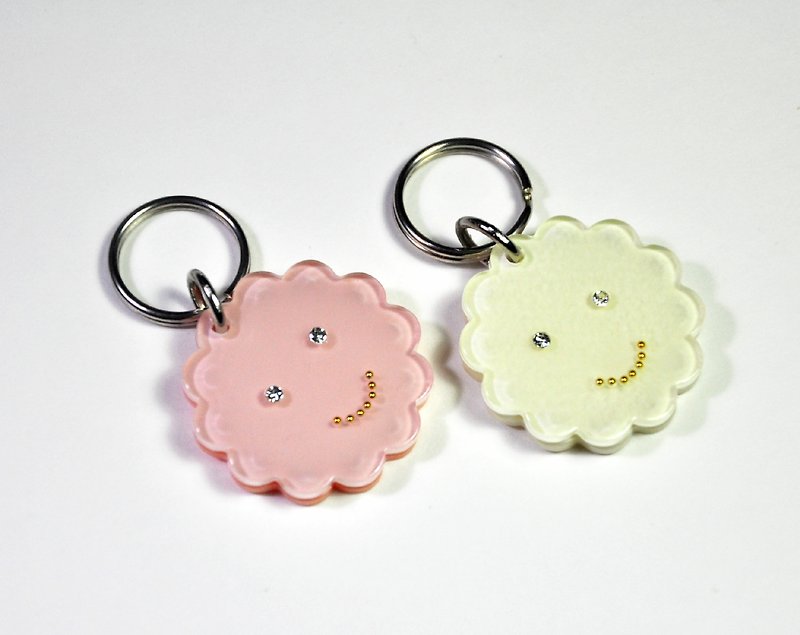 smile cookie < pet designer necklace crashed > - Collars & Leashes - Acrylic 