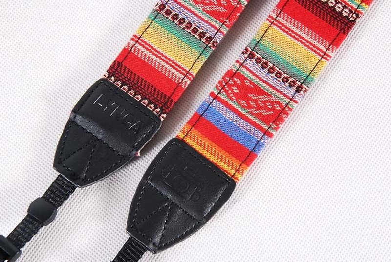 A MIN 墨西哥彩虹 民族潮流相機肩帶-204 - 證件套/卡套 - 其他材質 