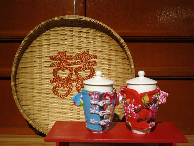 [Taiwan Blue] Blue Shirt Guest Cup Group Double Enrollment - Teapots & Teacups - Other Materials Multicolor