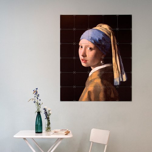 荷兰ixxi壁挂 戴珍珠耳环的少女(l) girl with a pearl earring