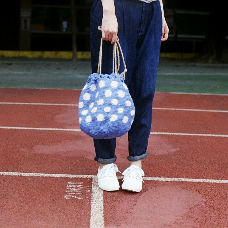 Now the sky handbag / shoulder bag / Backpack - Messenger Bags & Sling Bags - Other Materials Blue