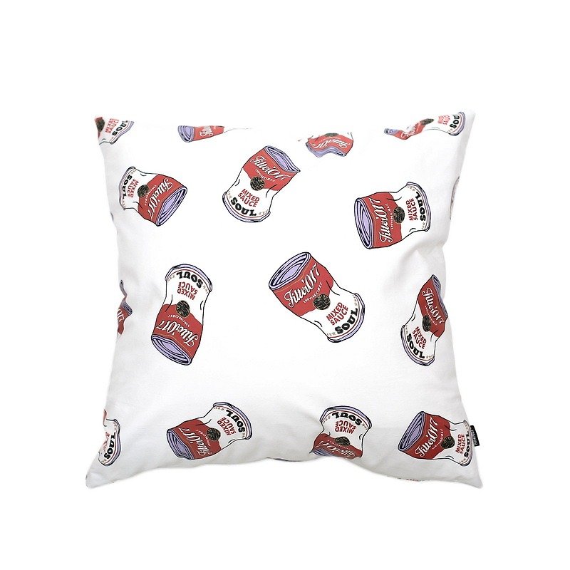 Filter017 Soup Can Pattern Pillow Soup Can Pattern Pillow - Pillows & Cushions - Other Materials Multicolor