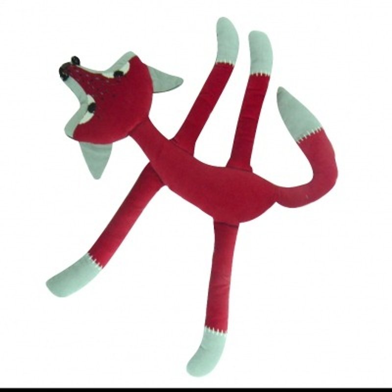 GINGER│ Denmark and Thailand Design - Hand lazy fox doll - ตุ๊กตา - ผ้าฝ้าย/ผ้าลินิน 