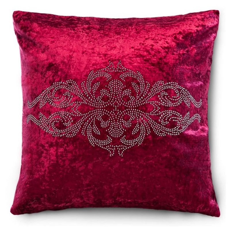 [GFSD] Rhinestone Boutique-Versailles Love Song Series Pillow-In the Mood for Love [Elegant Red] - Pillows & Cushions - Other Materials Red