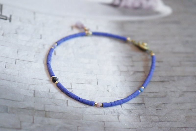 <☞ HAND IN HAND ☜> Coral - umbrella Bracelet (0638) - Bracelets - Gemstone Blue