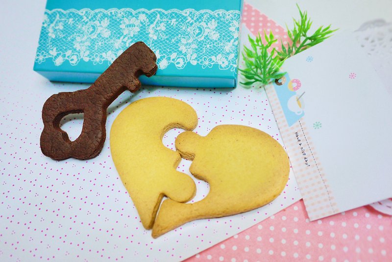 ✿ ✿ cat biscuits handmade cookies - Valentine's Day gift of love puzzle 