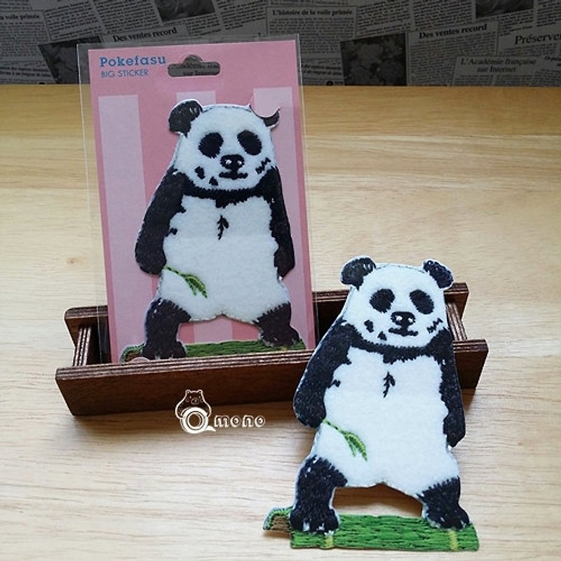 Marks Pokefasu Large PVC Sticker (POK-ST3-PK Bamboo Panda) - Stickers - Paper Pink