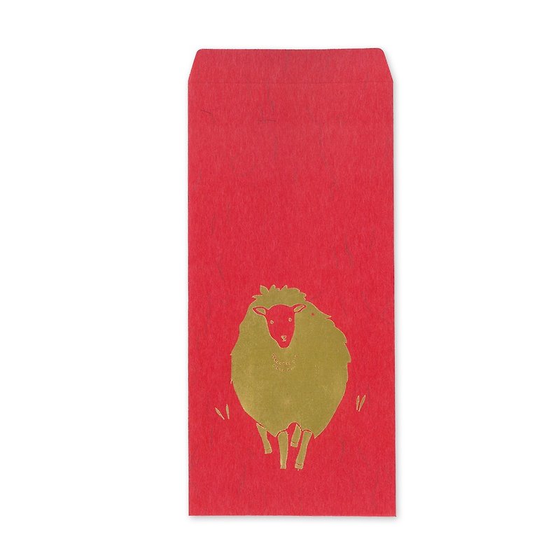 Ram shiny red envelopes (a group of six in) - ถุงอั่งเปา/ตุ้ยเลี้ยง - กระดาษ สีแดง