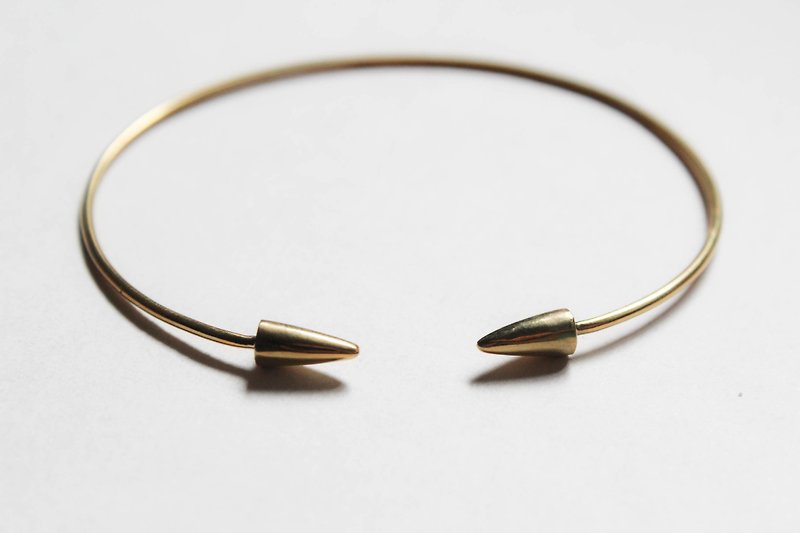 Bronze bracelet arrow - Bracelets - Other Materials Gold
