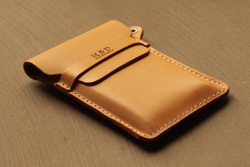 Hsu & Daughter Plug-in Mobile Phone Case_(5.1吋-6吋)【HDB2040】 - Other - Genuine Leather Khaki