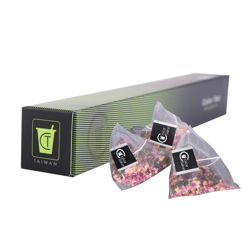 【Color Salon Tea】玫瑰綠茶 Rose Green Tea - 茶葉/茶包/水果茶 - 植物．花 綠色