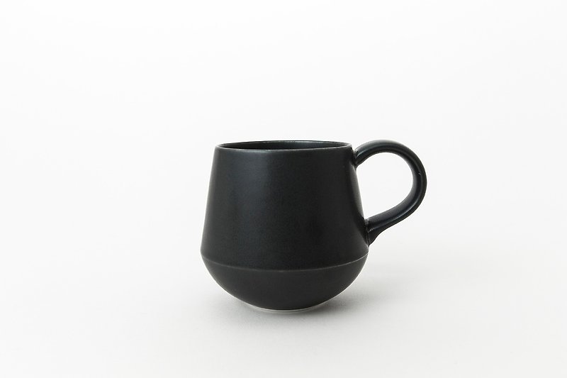 KIHARA blue enamel coffee cup - แก้วมัค/แก้วกาแฟ - เครื่องลายคราม สีดำ