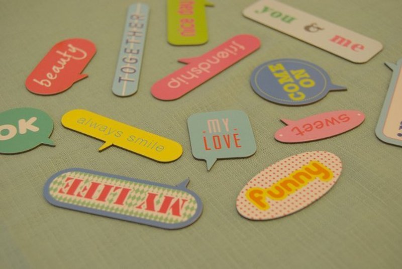 Chit Chat Magnets magnet phonograph print product ▲ ▲ - แม็กเน็ต - วัสดุอื่นๆ สึชมพู