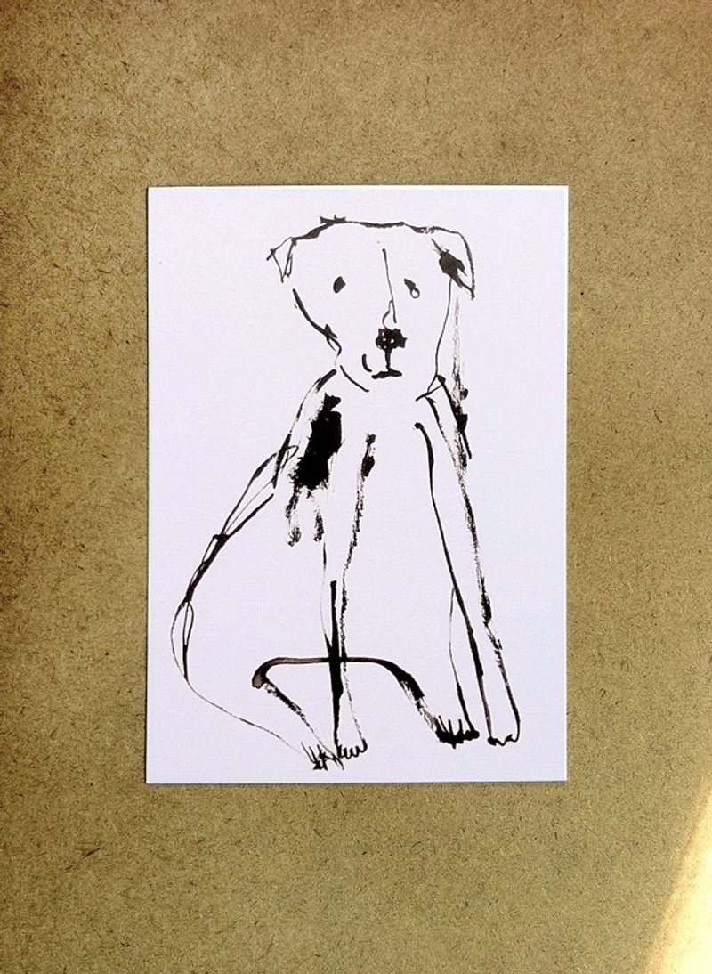 British custom postcard-Faye moorhouse " dog " - การ์ด/โปสการ์ด - กระดาษ 