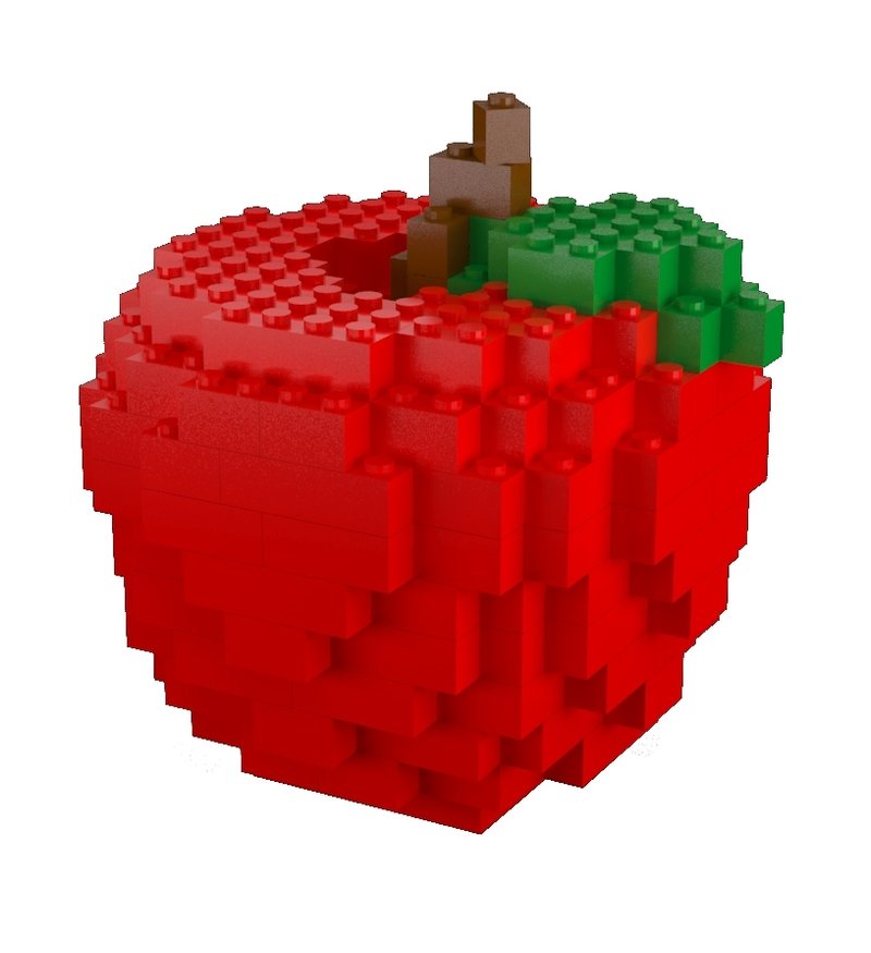 積木大師-紅蘋果(APPLE) - 其他 - 塑膠 