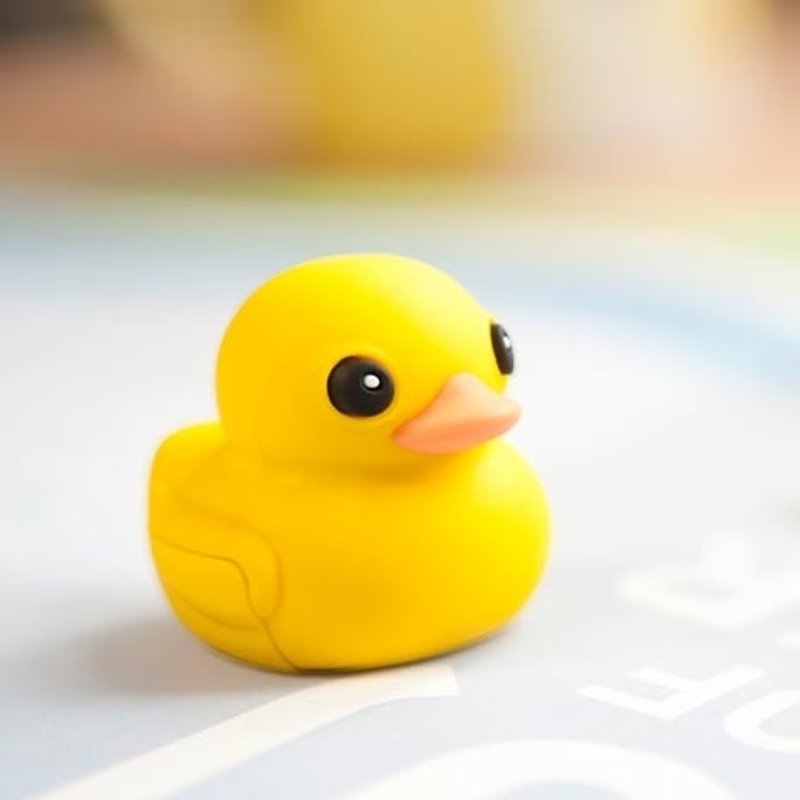Yellow Duck Duck Driver flash drive (8G) - USB Flash Drives - Silicone Yellow