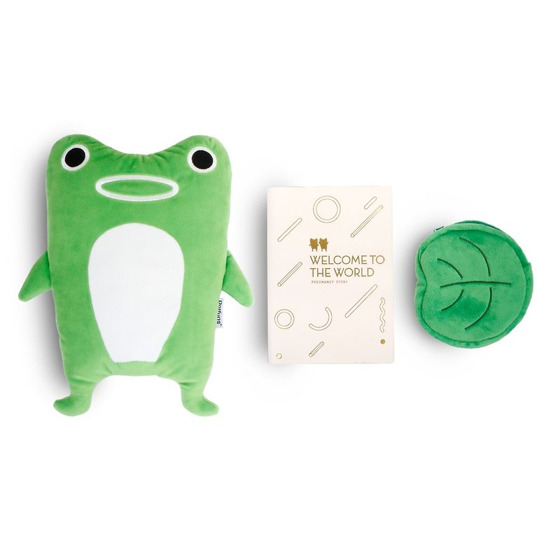 Baby-funs Notebook with Frog and Lotus-leaf Bag (For Baby Boy) - อื่นๆ - วัสดุอื่นๆ สีเขียว