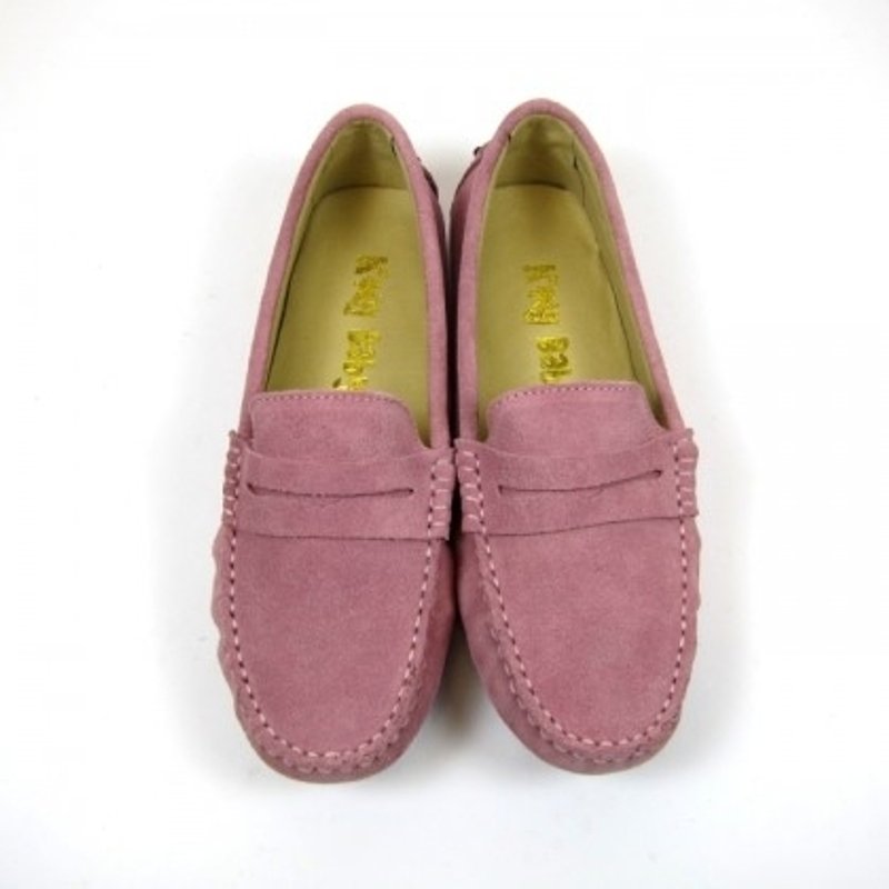 Bao Bei Wang Leather Handmade Shoes (Female) [Frosted Cow/Bean Sole/Plum Red]