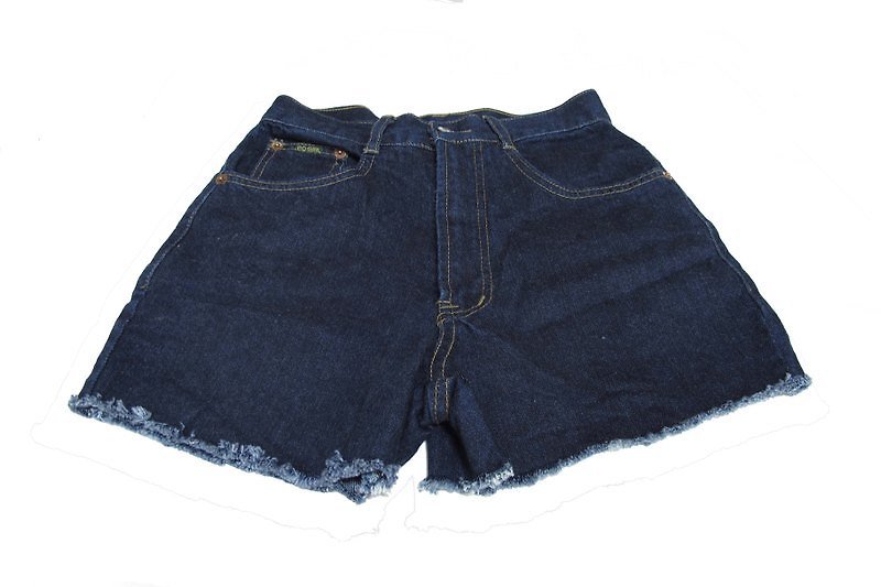 【Wahr】 深藍牛仔短褲  - Women's Pants - Other Materials 
