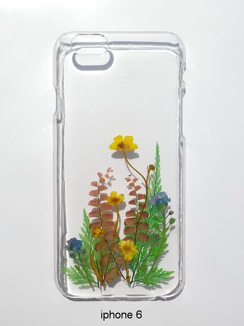 Pressed flower phone case, iPhone 6 plus, Elegant phone case ( 3 ) - เคส/ซองมือถือ - วัสดุอื่นๆ 