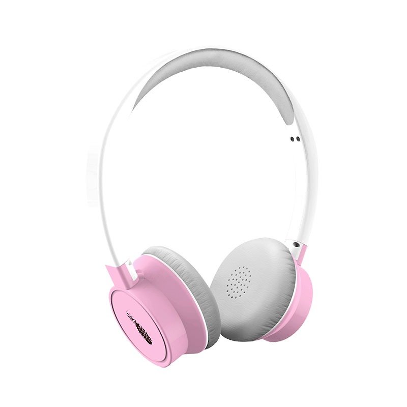 BRIGHT客制化藍牙耳機 Summer系列 粉紅鳳梨的愛與和平 內建式麥 - 耳機/藍牙耳機 - 塑膠 多色