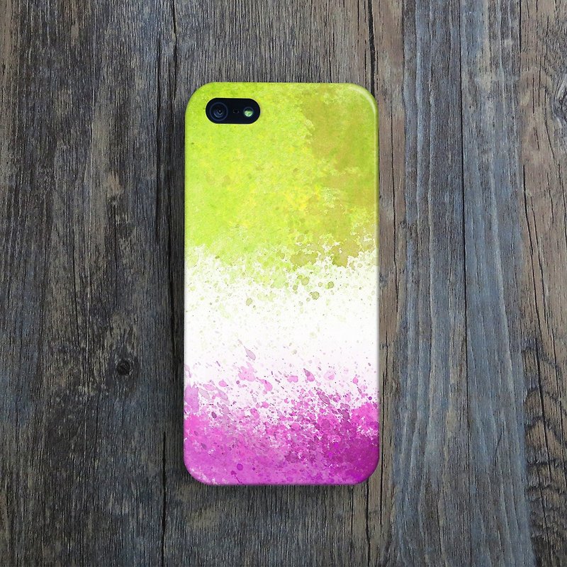 OneLittleForest - 原創手機保護殼- iPhone 4, iPhone 5, iPhone 5c- 三色潑墨 - 手機殼/手機套 - 塑膠 多色
