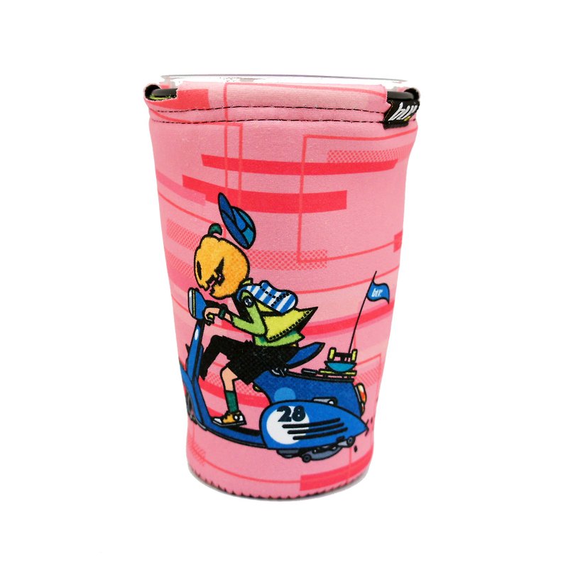BLR Drink caddy PunkPumpkin  Pink Vespa  WD101S - ถุงใส่กระติกนำ้ - วัสดุอื่นๆ สึชมพู