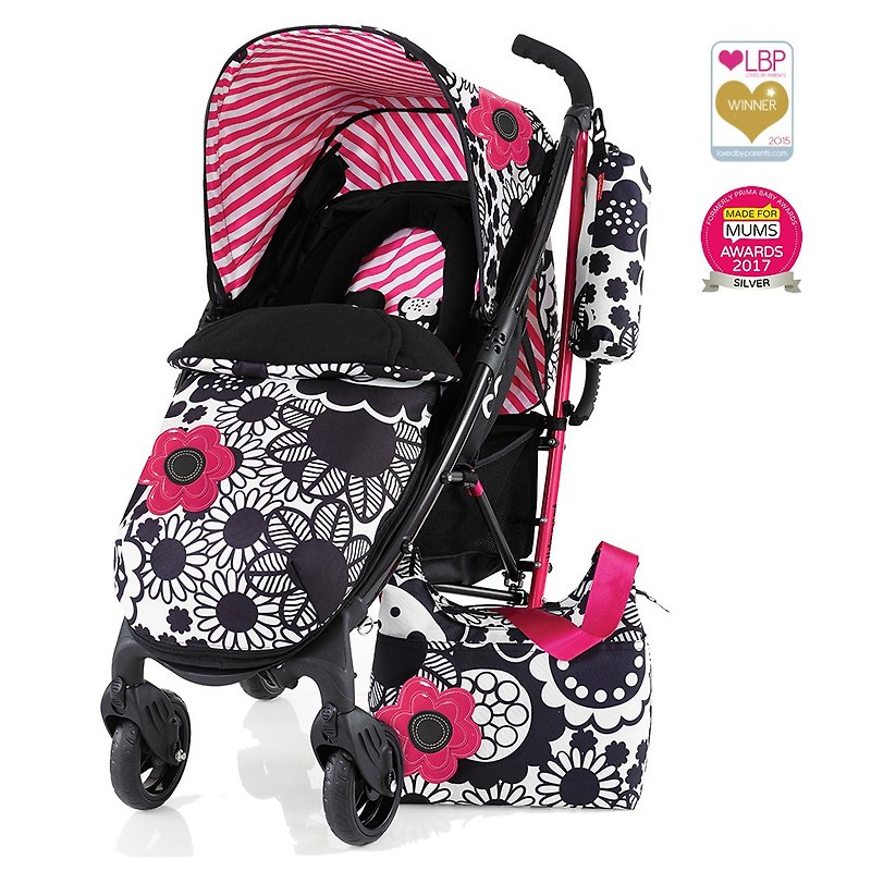 英國 Cosatto YO! 嬰兒手推車 特別版 – Mono Bloom - 嬰兒車/嬰兒推車 - 其他金屬 粉紅色