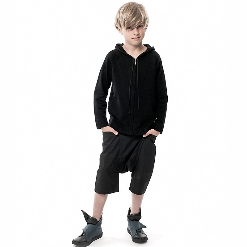 Danish Organic Cotton Shorts 3-14 Years Old Black - Pants - Cotton & Hemp Black