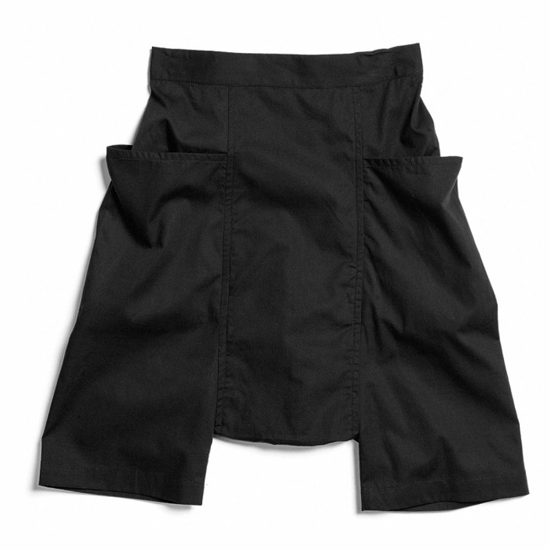 北歐童裝丹麥有機棉哈倫短褲3歲至12歲 黑 - 男/女童長褲/短褲 - 棉．麻 黑色