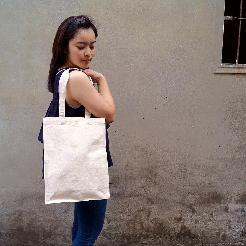 Shopping bag-Magnetic snap - Messenger Bags & Sling Bags - Other Materials White