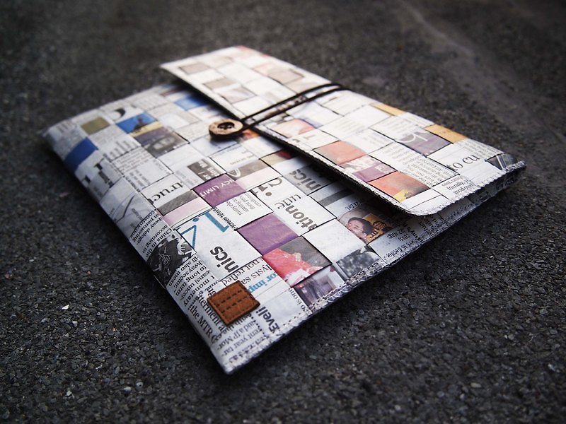 Paralife Custom Size (6"-8") Newspaper tablet / ipad mini sleeve - Laptop Bags - Other Materials Multicolor