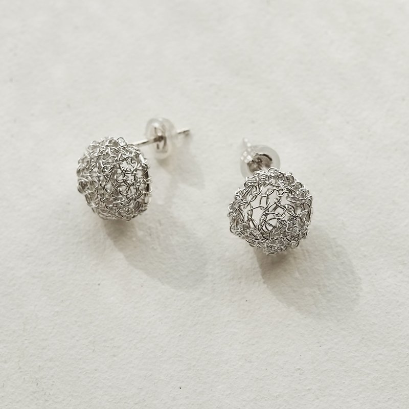 Yukinko Earrings - Earrings & Clip-ons - Other Metals Gray