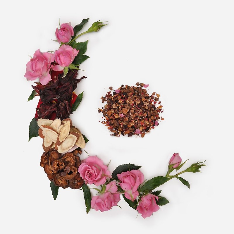 [12% off] Hawthorn Rose Roselle_Triangular Tea Bag/Loose Tea - Tea - Plants & Flowers Red