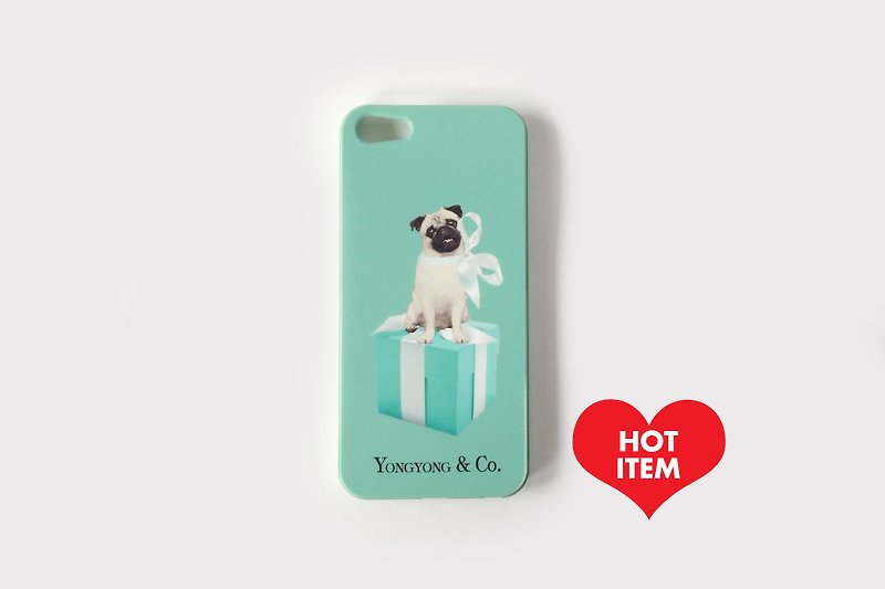 [ YONG ] Pug & Tiffany iPhone Case - เคส/ซองมือถือ - พลาสติก หลากหลายสี