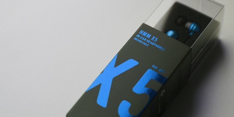 うーんX5インイヤー式ヘッドフォン - ヘッドホン・イヤホン - 金属 ブルー