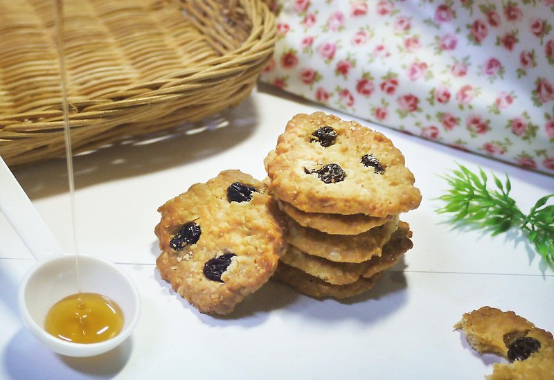 [Taguo] High-fiber honey oatmeal-handmade biscuits/group buy afternoon tea dessert food - ซีเรียล - อาหารสด สีเหลือง