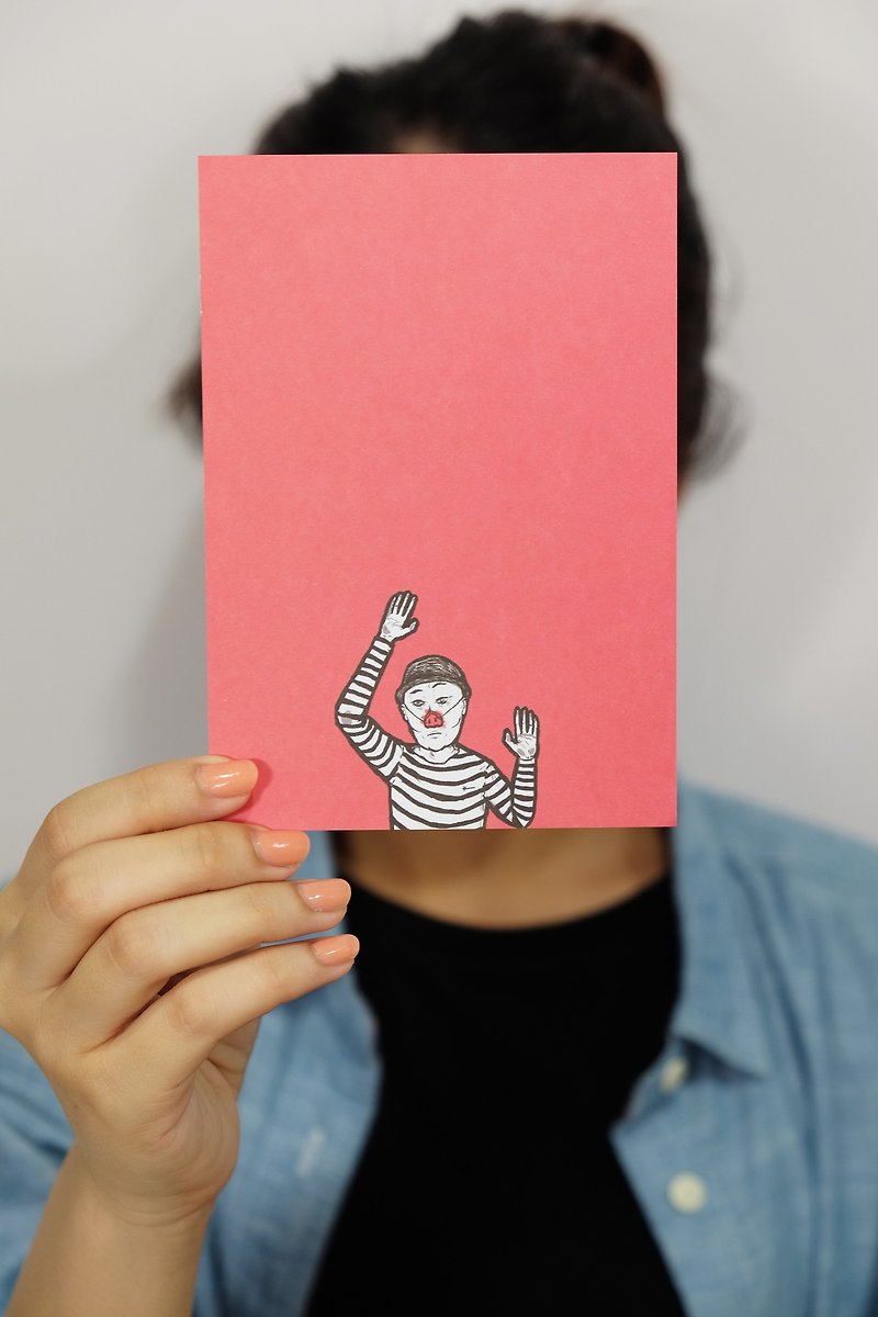 KATRINA "SAFE" postcard - การ์ด/โปสการ์ด - กระดาษ สีแดง