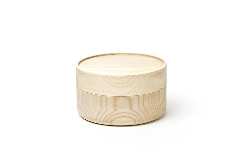 Hata lacquerware shop wooden vessel HAKO S (wood color) - ตกแต่งต้นไม้ - ไม้ สีกากี
