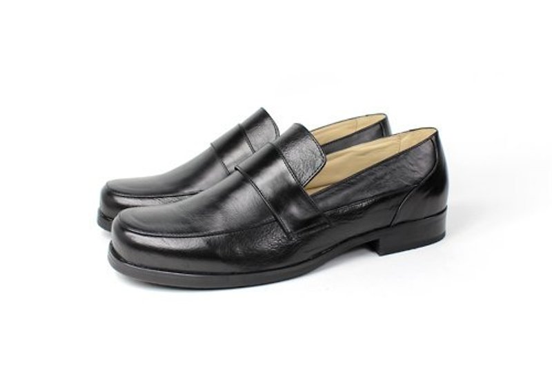 Simple black shoes gentleman │ - รองเท้าลำลองผู้ชาย - หนังแท้ สีดำ