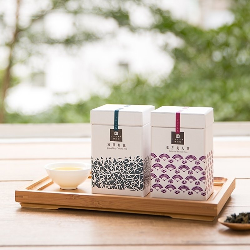 [Mountain House] Gold Point Design Tea Gift Box (Frozen Top Oolong + Oriental Beauty Tea) Hot Products - Tea - Fresh Ingredients 