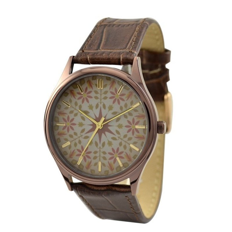 Ornaments Pattern Watch - Other - Other Metals Brown