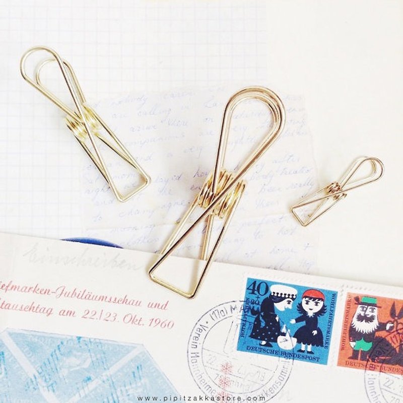 SIMPLE clips - Folders & Binders - Other Metals Gold