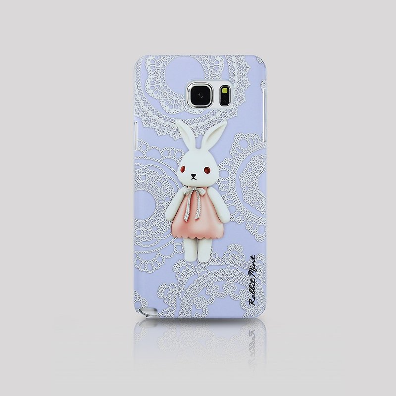 (Rabbit Mint) 薄荷兔手機殼 - 蕾絲布瑪莉 Merry Boo - Samsung Note 5 (M0018) - 手機殼/手機套 - 塑膠 紫色