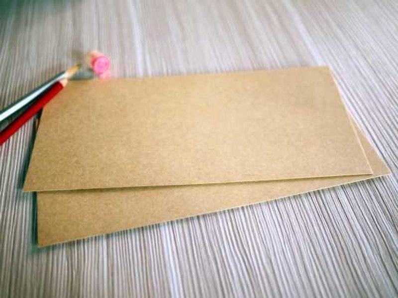 British gentleman - Western European and feel envelope - การ์ด/โปสการ์ด - กระดาษ สีนำ้ตาล
