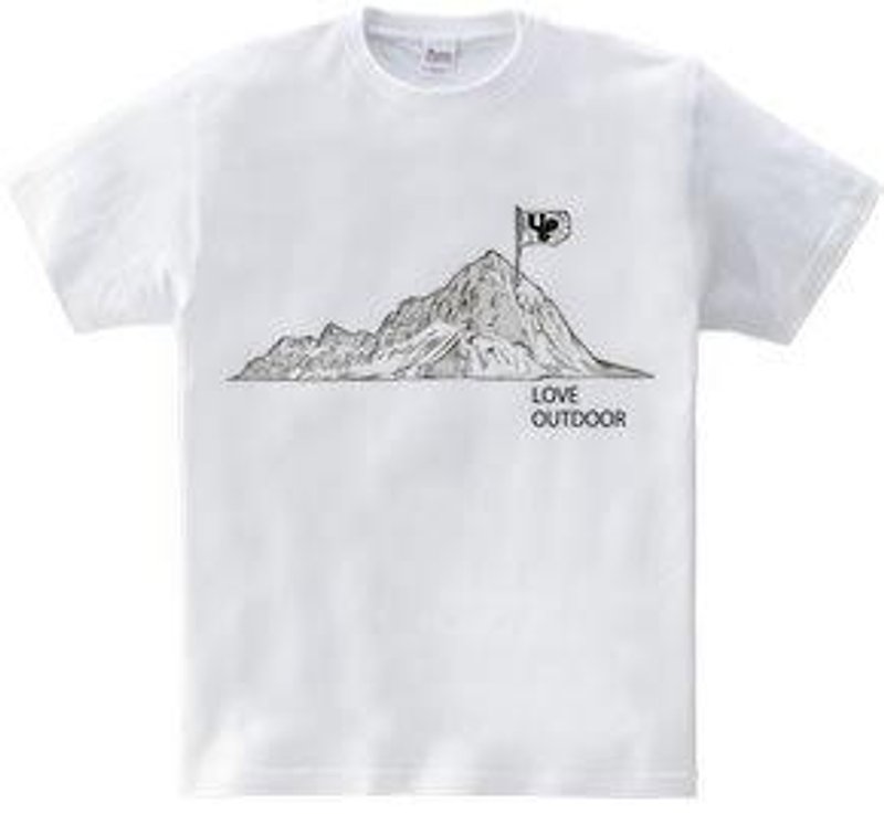 山脈（5.6oz） - 男 T 恤 - 其他材質 