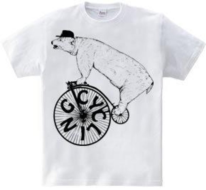 CYCLING BEAR (T-shirt 5.6oz) - เสื้อยืดผู้หญิง - วัสดุอื่นๆ 