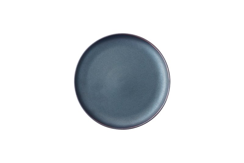 KIHARA EN Dinner Plate Black M - จานเล็ก - เครื่องลายคราม สีดำ