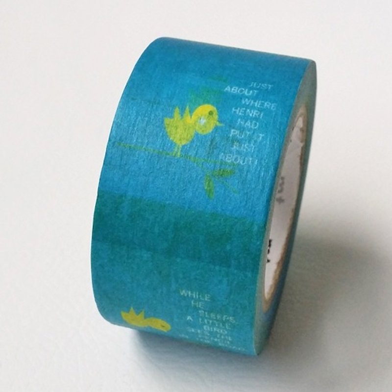 Mt and paper tape x SAUL BASS [Birds (MTSAUL04)] 2016SS - Washi Tape - Paper Blue