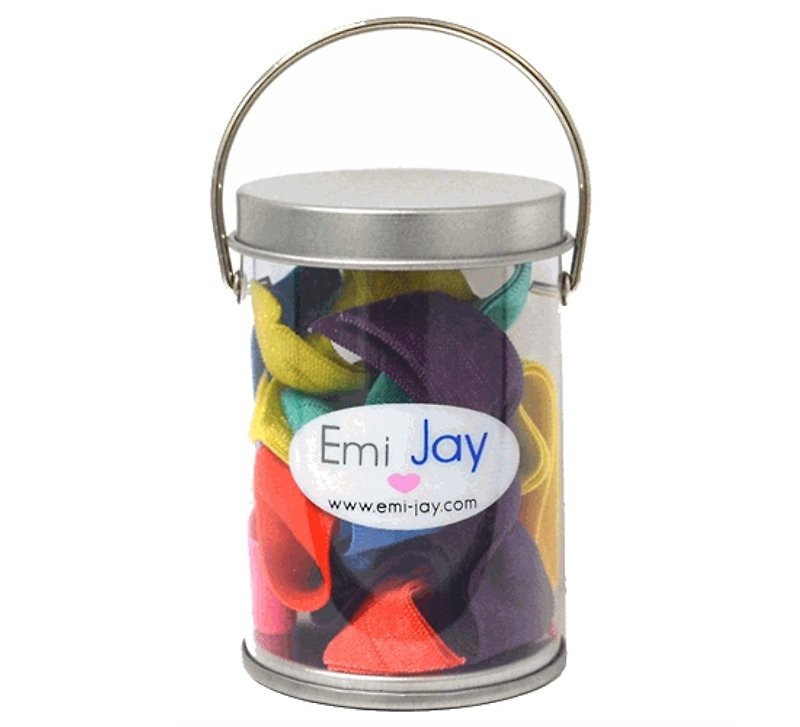 EMI❤JAY Spring-Paint Tins- 8 into hair accessories jar-hair accessories bracelet - Hair Accessories - Other Materials Multicolor